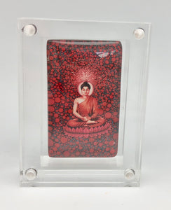 BuDhaGirl Reminder Amulet - Amitaba Buddha Rouge - Focus