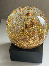 Cool Snow Globes Mini Gold and Silver Buddha Snow Globe