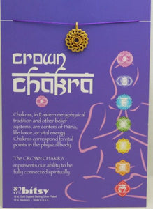 Bitsy Gold Chakra Charm Necklaces