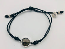 Dune Jewelry Touch the World Mental Health Awareness 7 Continent Sand, Black String & Semi Colon Bracelet