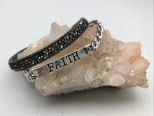 Good Works Make A Difference Angel Inspirational Word ID Double Cuff Bracelet