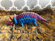 Recycled Flip Flop Sculpture from Kenya - Triceritops