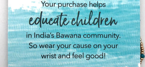 World Finds Cause Connection Educate Girls Bracelet Set - Fair Trade