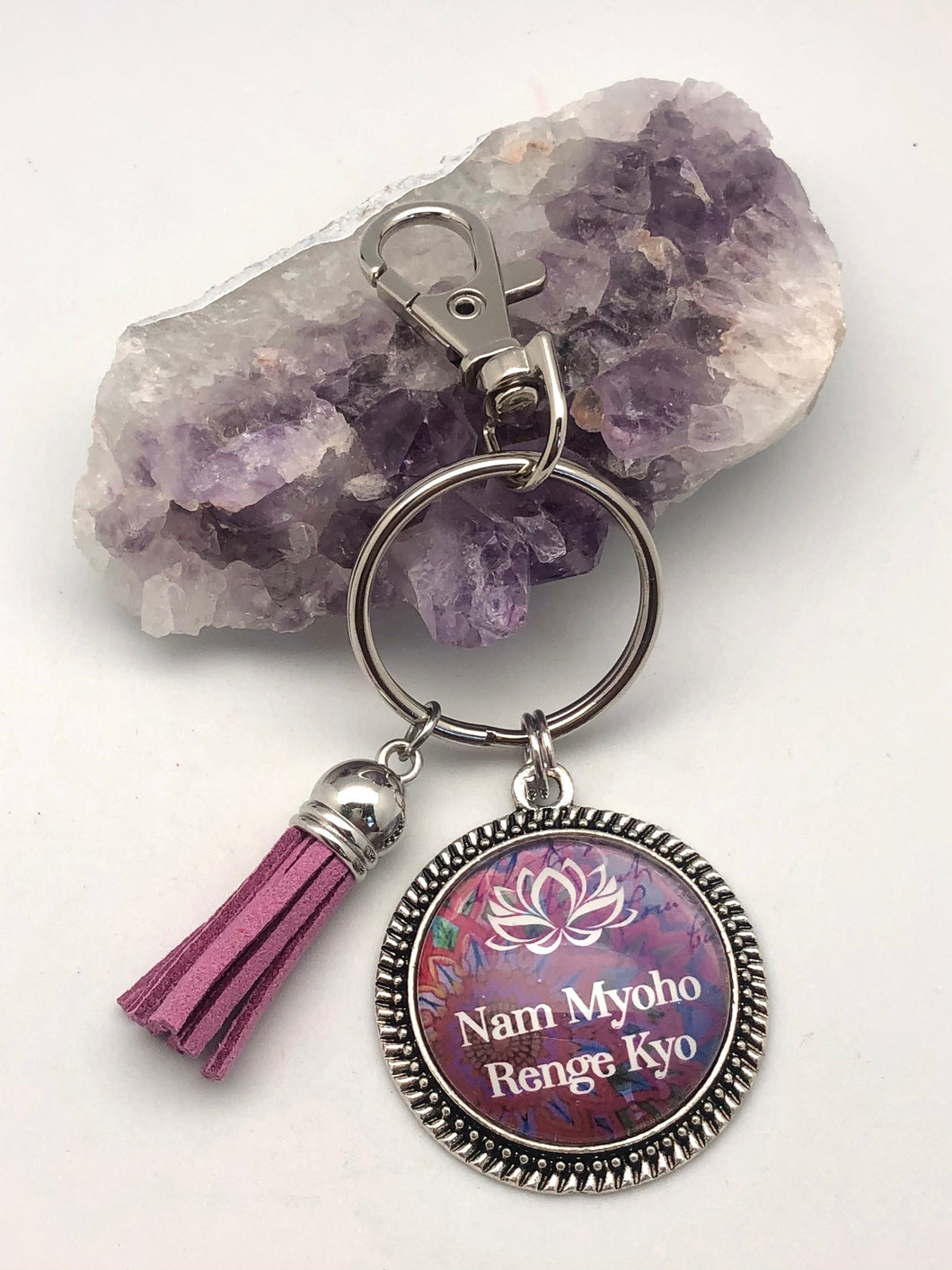 Nam Myoho Renge Kyo Mandala Key Ring