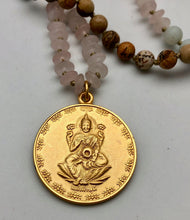 Bhakti Panda Welcome Fortune Gold Lakshmi Pendant Mala Necklace