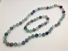 Fluorite protection convertible mala necklace and bracelet