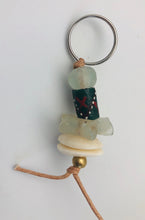 Inkanyezi Recycled Glass Star Key Ring by African Trade Beads