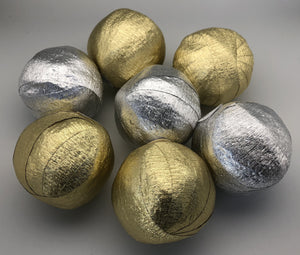 Gold and Silver surprise balls