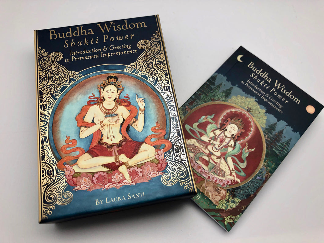 Buddha Wisdom Shakti Power Affirmation Card Deck and Book