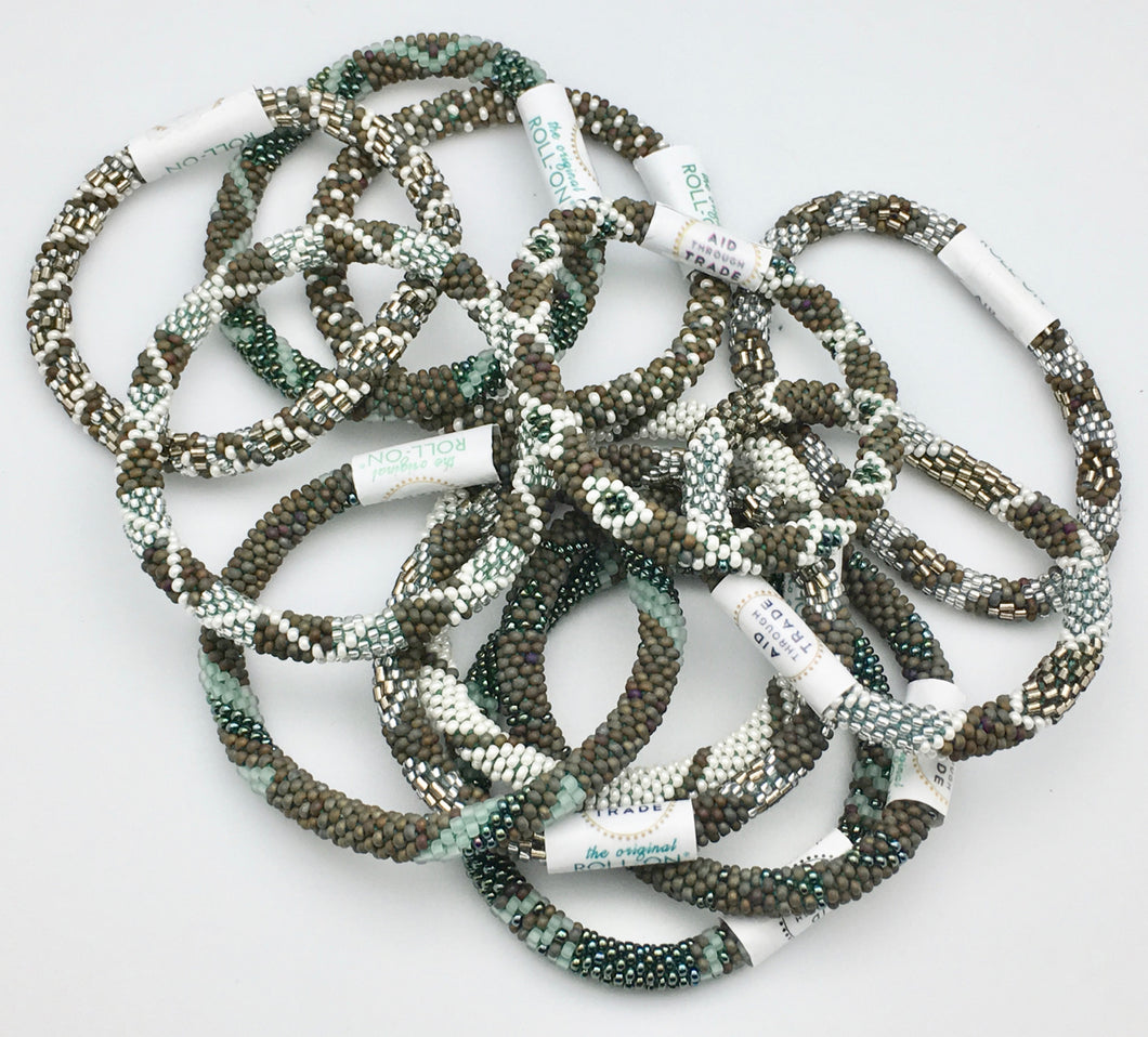 Rolled 2025 beaded bracelet