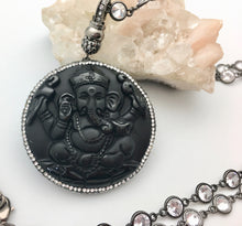Bhakti Panda Ganesha's Blessing Pendant Crystal Necklace