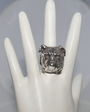 Jan Michaels Silver Bulldog Ring