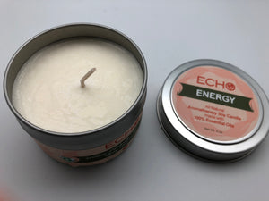 Echo Aromatherapy Affirmation Energy Soy Candle - jasmine, patchouli, sandalwood