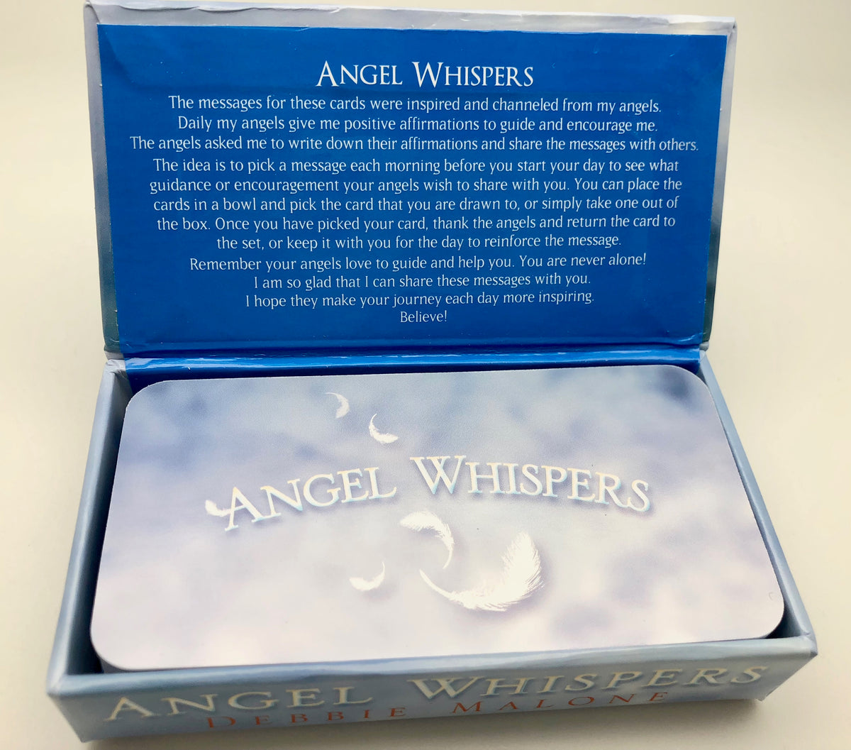 Angel Whispers Inspirational Affirmation Card Deck – The Treasure Tower