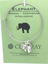 Clea Ray Silver Bangle Bracelets with Sea Life & Totem Animal Charms