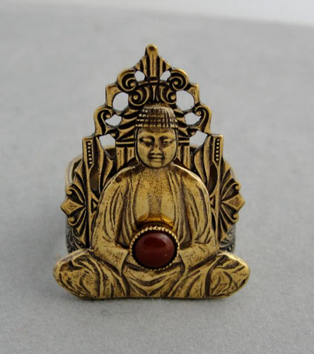 Jan Michaels Enlightenment Seated Buddha Ring