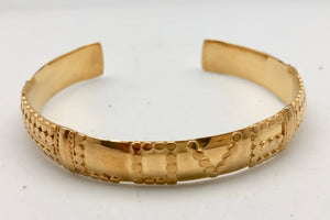 Love Is Project Indonesian Gold Love Cuff Bracelet