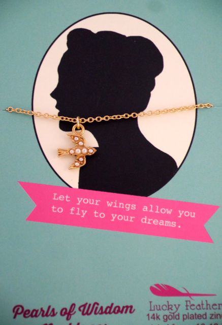 Lucky Feather Pearls of Wisdom Necklaces