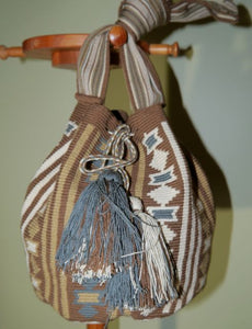 Handmade Colombian Wayuu Mochila Bucket Shoulder Bags
