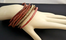 Recycled Striped Rubber Fair Trade Bangle Bracelets from Mali
