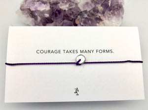 Article 22 Peace Bomb Mantra Bracelet - Courage Takes Many Forms