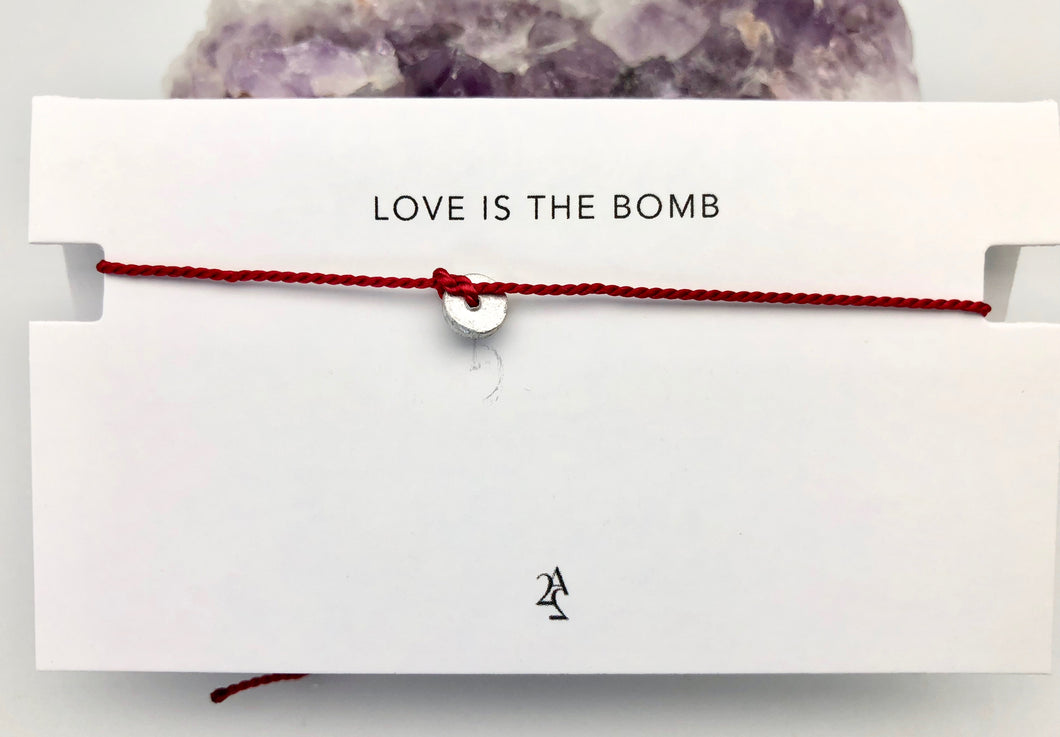 Article 22 Peace Bomb Mantra Bracelet - Love is The Bomb