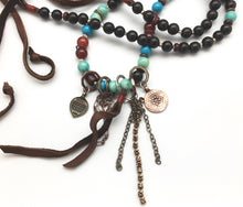 Peyote Bird Joy and Fortune Long Beaded Charm Necklace