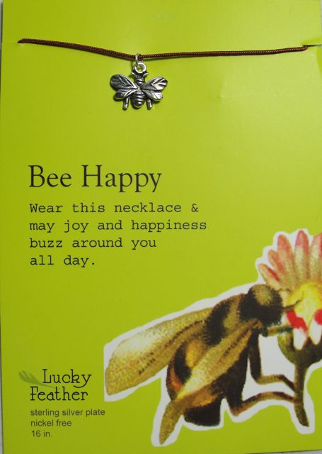 Bee deals happy necklace