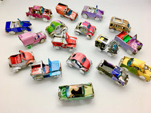 Tiny Recycled Tin Cars from Africa - set of 3