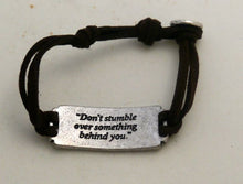 Trust Your Journey Don't Stumble on Something Behind You Bracelet
