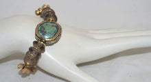 Vanessa Mooney Ocean Sky Turquoise Bead Bracelet with African Glass Beads