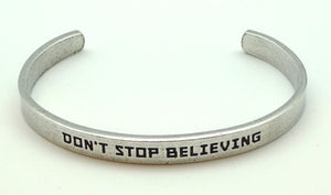 Whitney Howard Pewter Inspirational Cuff Bracelets